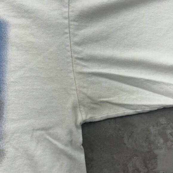 Vintage Bud Ice Shirt Mens XL White Beware The Penguins Wild Oats Beer Promo 90s - Picture 9 of 15